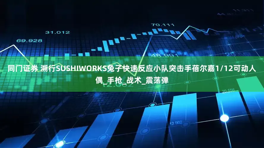 同门证券 溯行SUSHIWORKS兔子快速反应小队突击手蓓尔嘉1/12可动人偶_手枪_战术_震荡弹