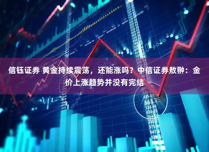 信钰证券 黄金持续震荡，还能涨吗？中信证券敖翀：金价上涨趋势并没有完结