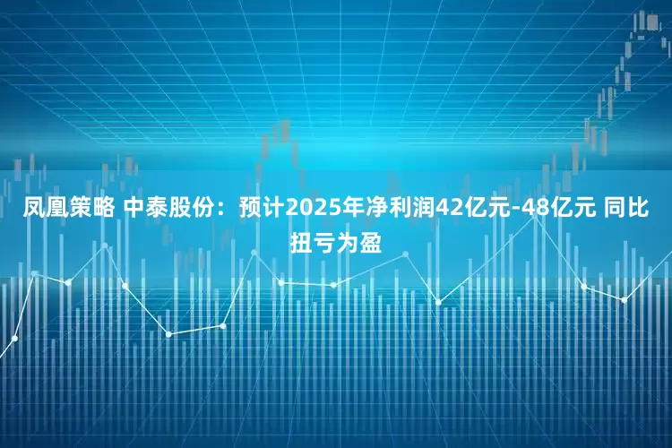 凤凰策略 中泰股份：预计2025年净利润42亿元-48亿元 同比扭亏为盈